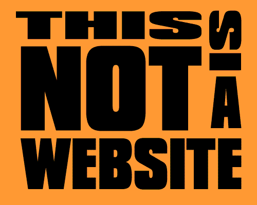 THIS IS NOT A WEBSITE!